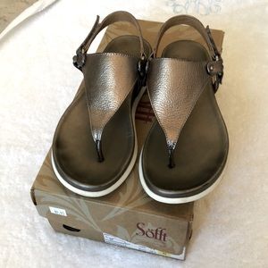Sandals by Sofft with adjustable heel strap. Style name Felisa.